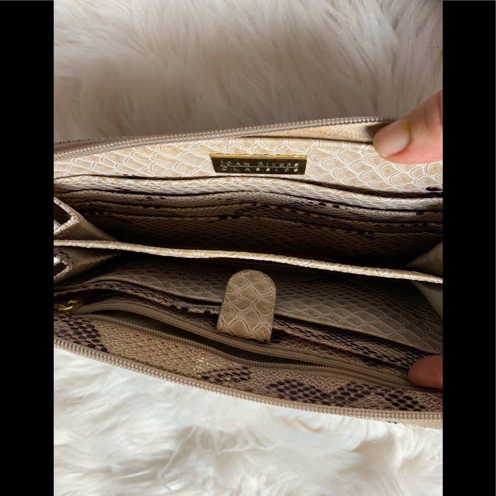 Joan Rivers Faux snakeskin long wallet - Picture 4 of 5